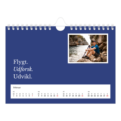 A5 Foto Kalender — Redaktionel Jord [Februar]