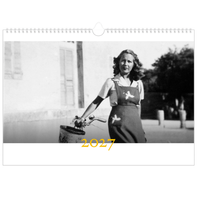 A3 Foto Kalender — Heritage-stil [kalender forside]