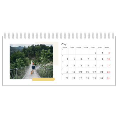 Bordkalendere — Pastellfarver [kalender forside]