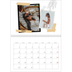 Fotokalender A4 dobbelt (30 x 40 cm) — Scrapbook stil [Marts]