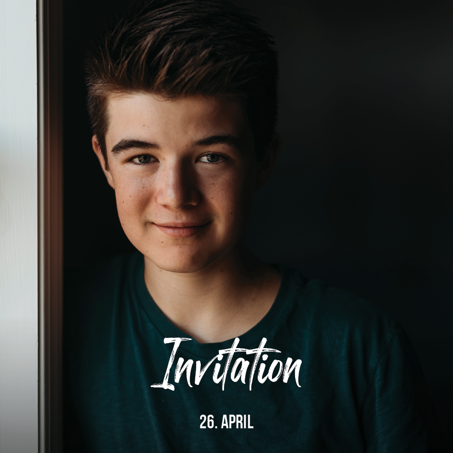 Invitationer — Casual konfirmation