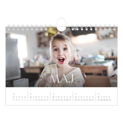 A5 Foto Kalender — Tolv store måneder [kalender forside]