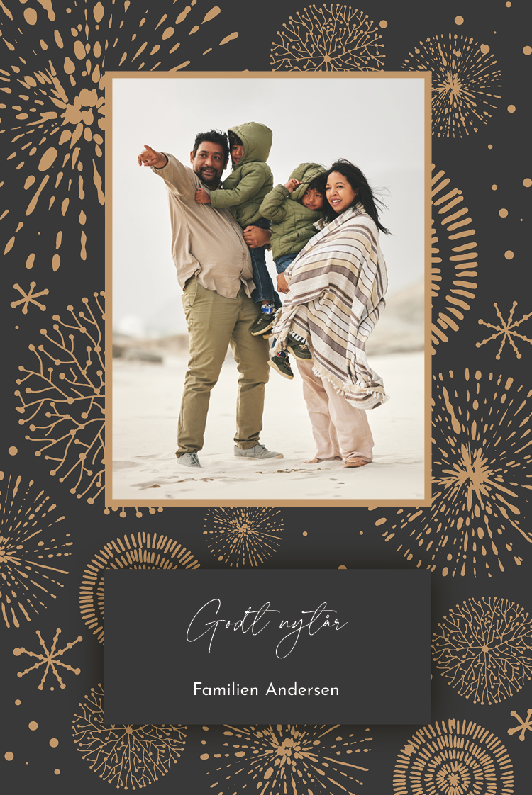 Kort — Gråt fyrværkeri