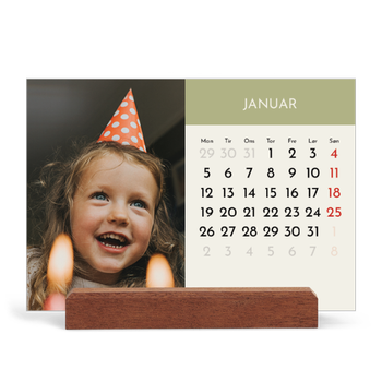 Staffeli kalender - liggende — Pastel kapitler