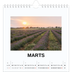 Årskalender kvadratisk — Simpelt billede [Marts]