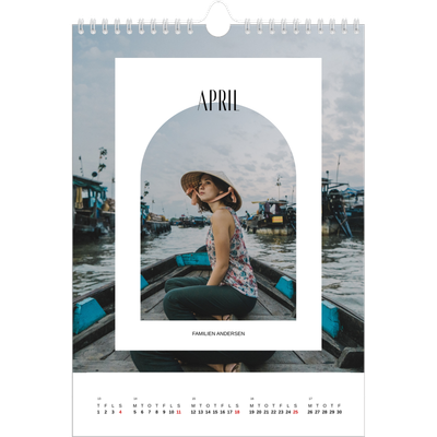Fotokalender A4 (20 x 30 cm) — Den åbne bue [April]