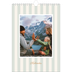 Fotokalender A4 (20 x 30 cm) — Skrift og striber [kalender forside]