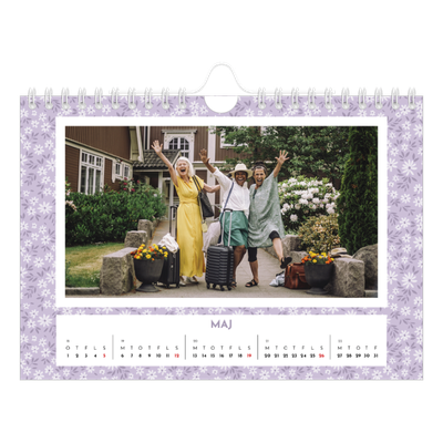 A5 Foto Kalender — Fuld blomstring [September]