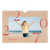 A5 Foto Kalender — Røde elementer [kalender forside]