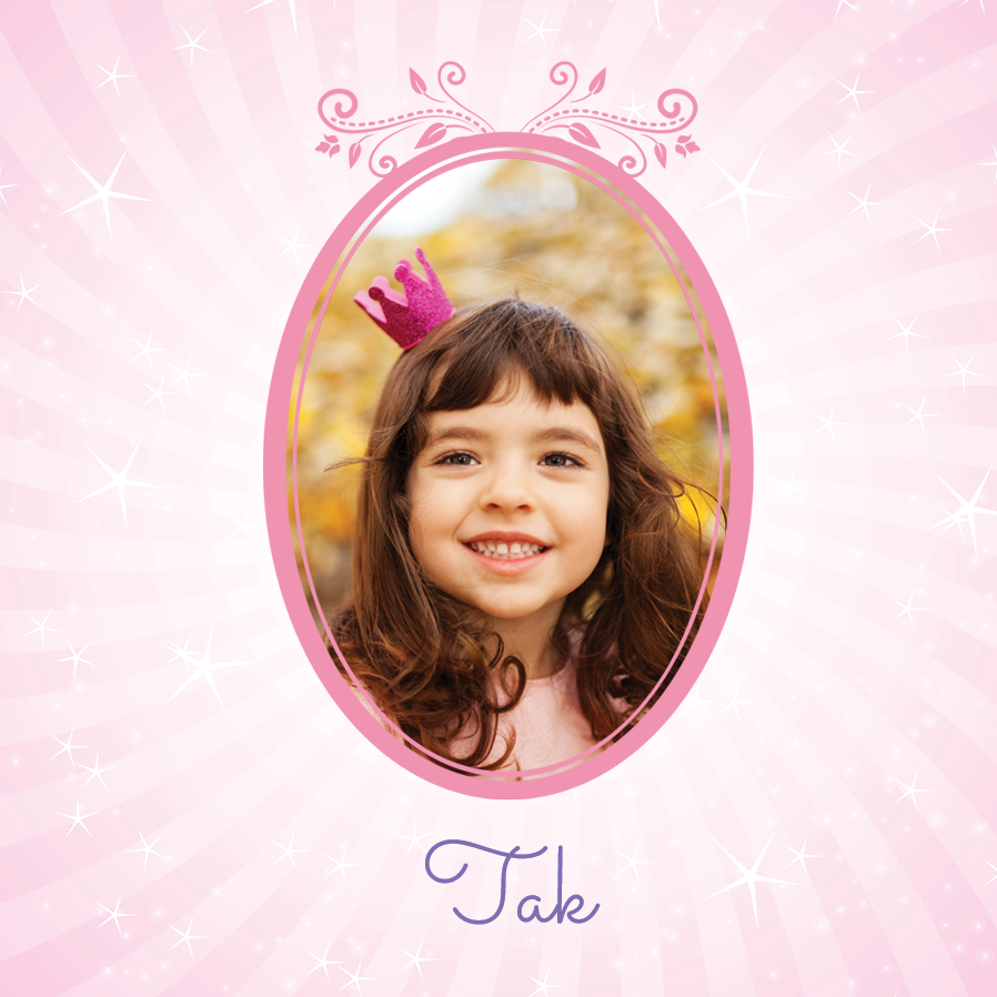 Takkekort — Princess party