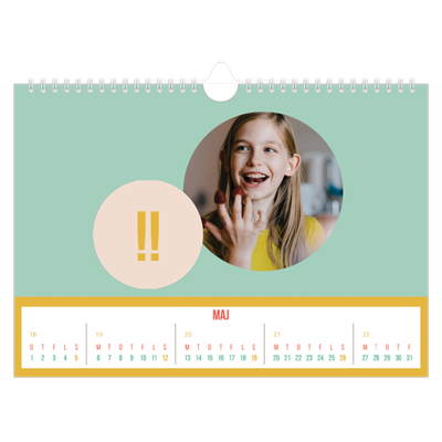 Fotokalender A4 — Lys og smuk [kalender forside]