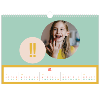 A3 Foto Kalender — Lys og smuk [kalender forside]