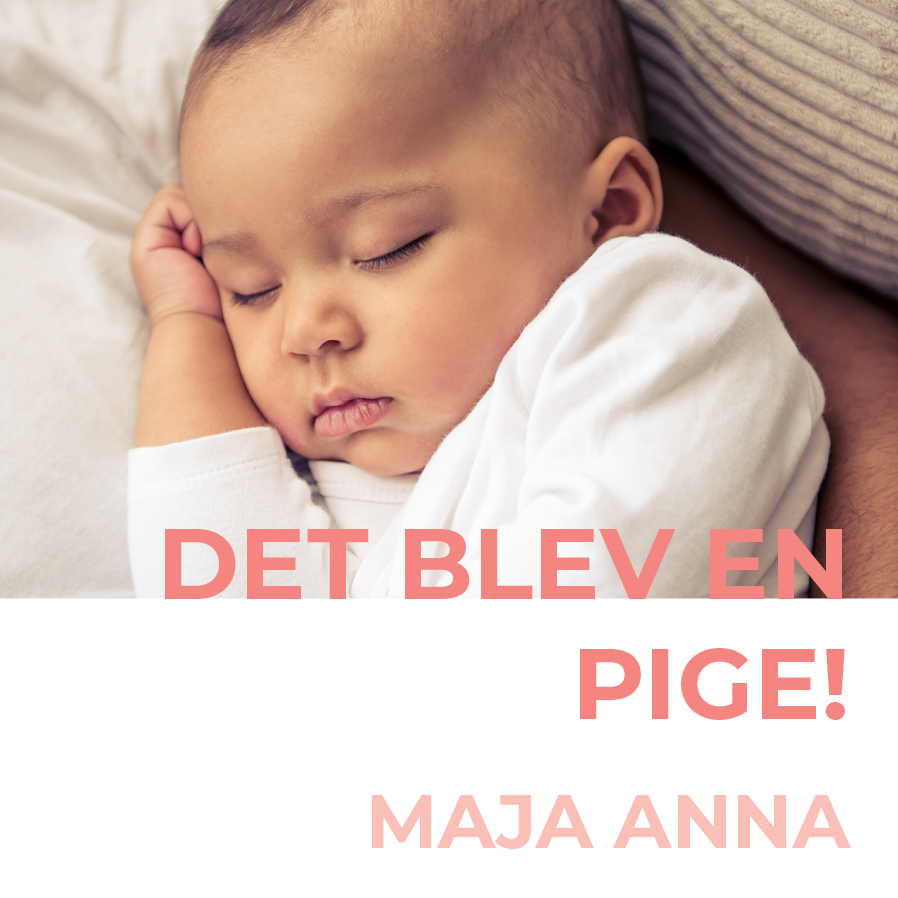 Invitationer — Det er en pige
