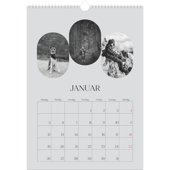 A3 Foto Kalender — Den åbne vej