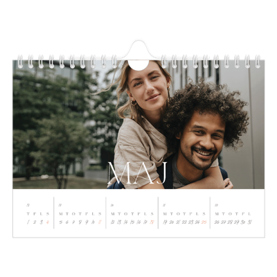 A5 Foto Kalender — Store billeder [kalender forside]