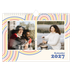 Fotokalender A4 — Retro striber [kalender forside]