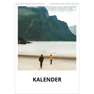 Årskalender A3 — White space [kalender forside]
