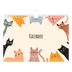 A5 Foto Kalender — Kattepoter og kruseduller [kalender forside]