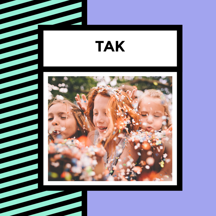 Takkekort — Pop art