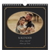 Årskalender kvadratisk — Vintage klassisk [kalender forside]