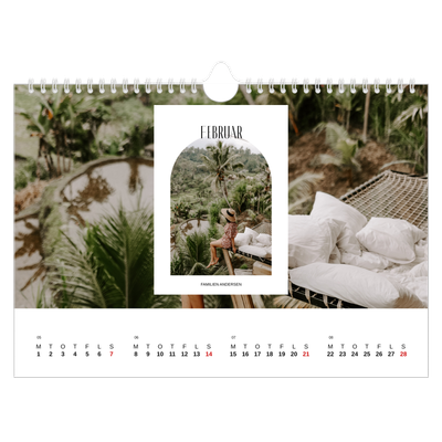 Fotokalender A4 — Den åbne bue [Februar]