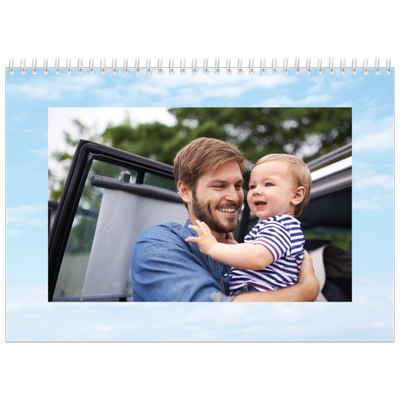 Fotokalender A4 dobbelt (30 x 40 cm) — Skyer [kalender forside]