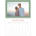 Fotokalender A4 dobbelt (30 x 40 cm) — Retro rammer [Januar]