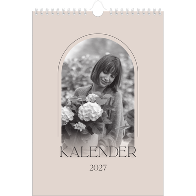Fotokalender A4 (20 x 30 cm) — Enkel botanisk [kalender forside]