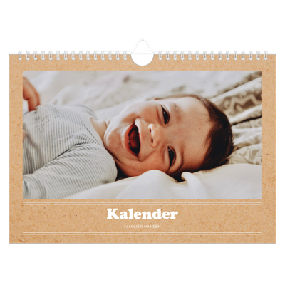 Fotokalender A4 — Magasinstil [kalender forside]