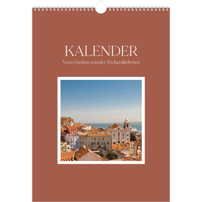Årskalender A3 — Klassiske farver [kalender forside]