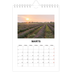 A5 Foto Kalender — Simpelt billede [Marts]