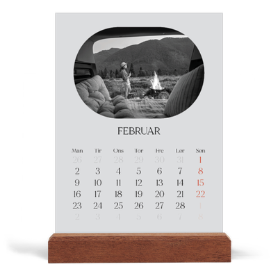 Staffeli kalender - stående  — Den åbne vej [Februar]