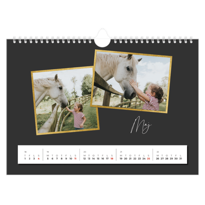 Fotokalender A4 — Gode minder [kalender forside]