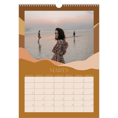 Årskalender A3 — Neutrale bjerge [Marts]