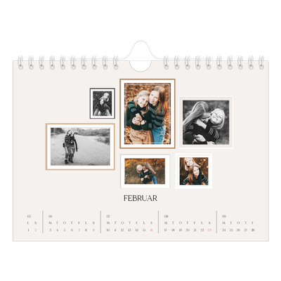 A5 Foto Kalender — Billedvæg [Februar]