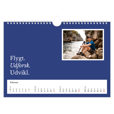Fotokalender A4 — Redaktionel Jord [Februar]
