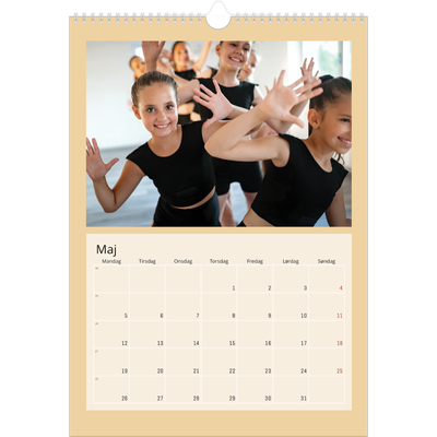 Årskalender A3 — Neo Scandi [kalender forside]