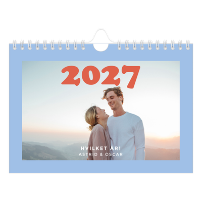 A5 Foto Kalender — Retro rammer [kalender forside]