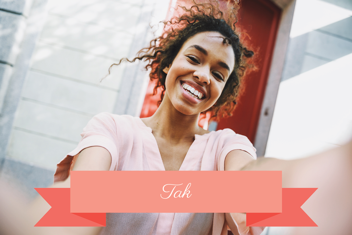 Takkekort — Spejlbillede