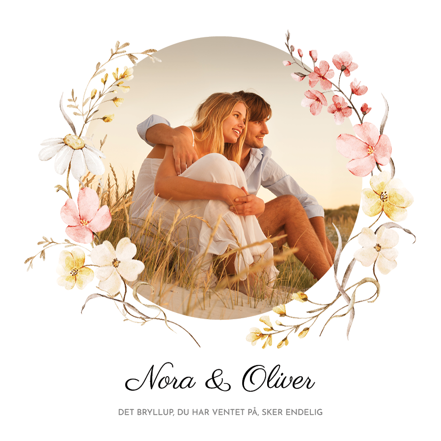 Invitationer — Blomstring & glød