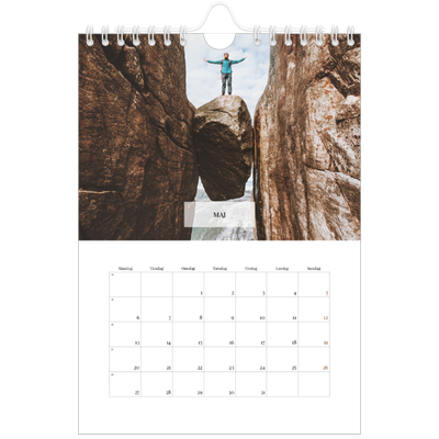 A5 Foto Kalender — Klassisk kalender [kalender forside]