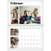 Fotokalender A4 dobbelt (30 x 40 cm) — Avisstil [Februar]