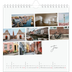 Årskalender kvadratisk — Byferie (hvid) [Januar]
