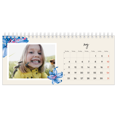 Bordkalendere — Malte blomster [kalender forside]