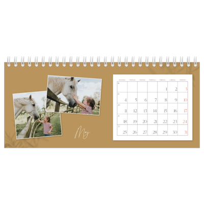 Bordkalendere — Nede på jorden [kalender forside]