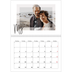 Fotokalender A4 dobbelt (30 x 40 cm) — Transperant ramme [kalender forside]