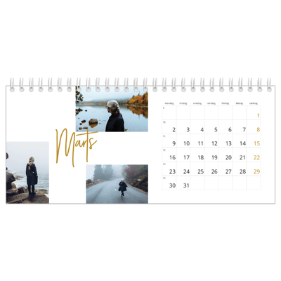 Bordkalendere — Guldstift [Marts]