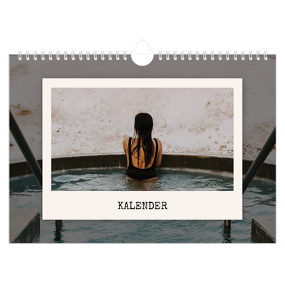 Fotokalender A4 — Portrætudgaven [kalender forside]