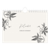 A5 Foto Kalender — Blek & blomst [kalender forside]