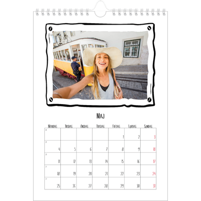 Fotokalender A4 (20 x 30 cm) — Albums øjeblik [kalender forside]